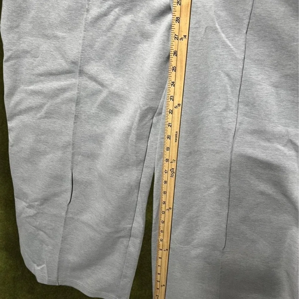 Vintage 90s Lee Gray Knit Wide Leg Pants Modern XL - Picture 6 of 8
